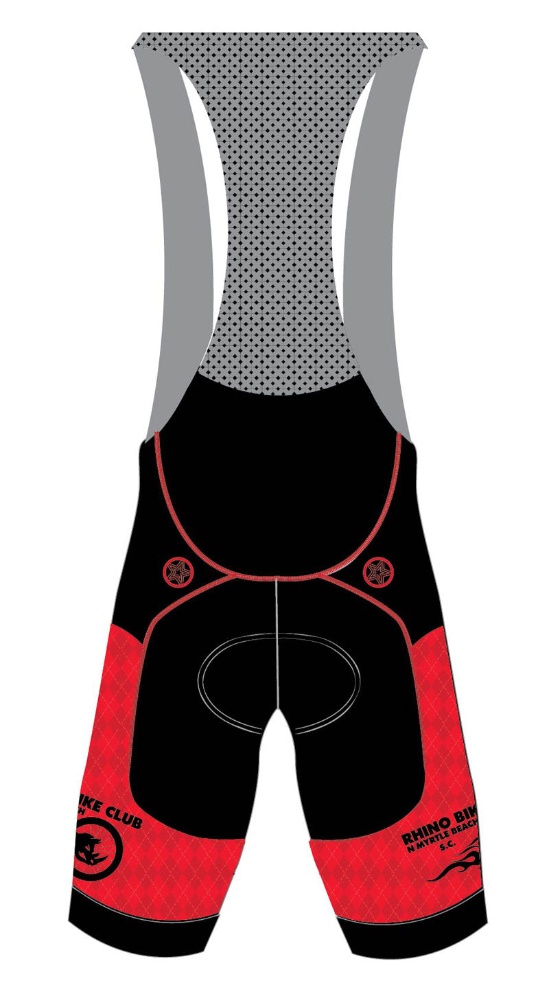 Rhino Pro+ Bibs, Red