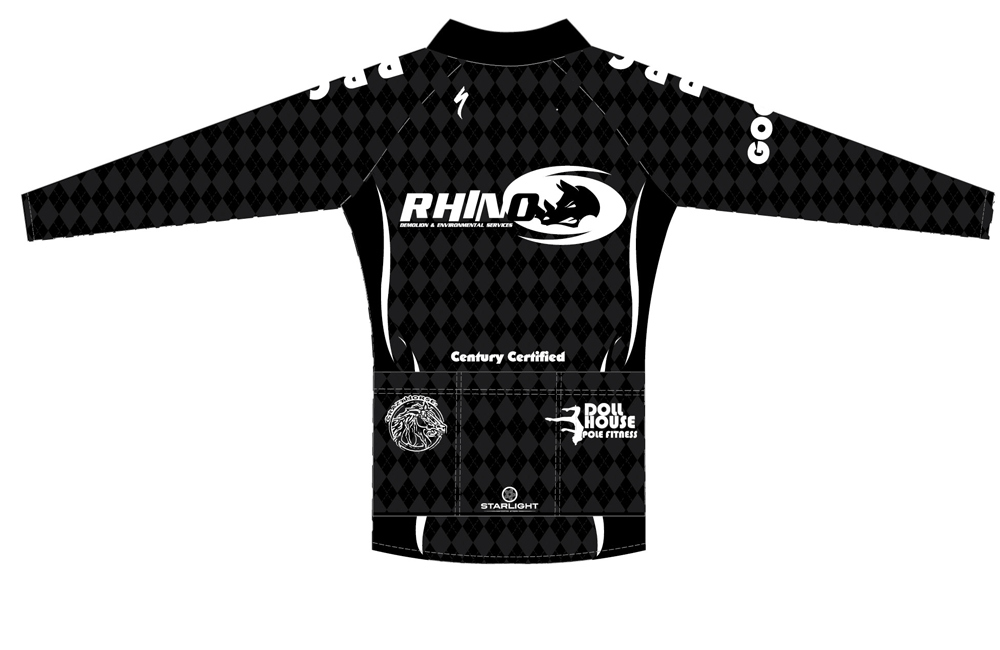 Rhino Winter Jersey - Black