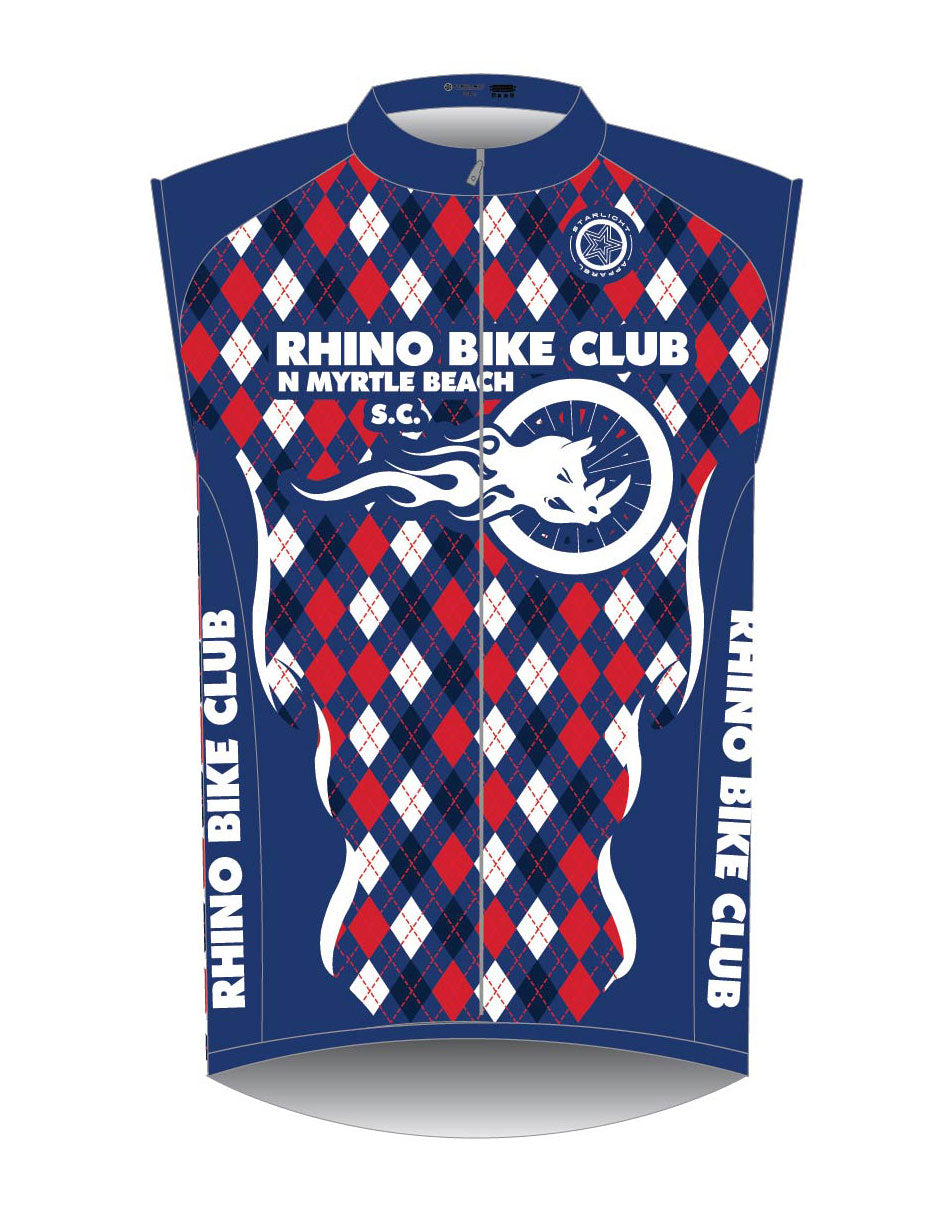Rhino Wind Vest - Navy/Red/White