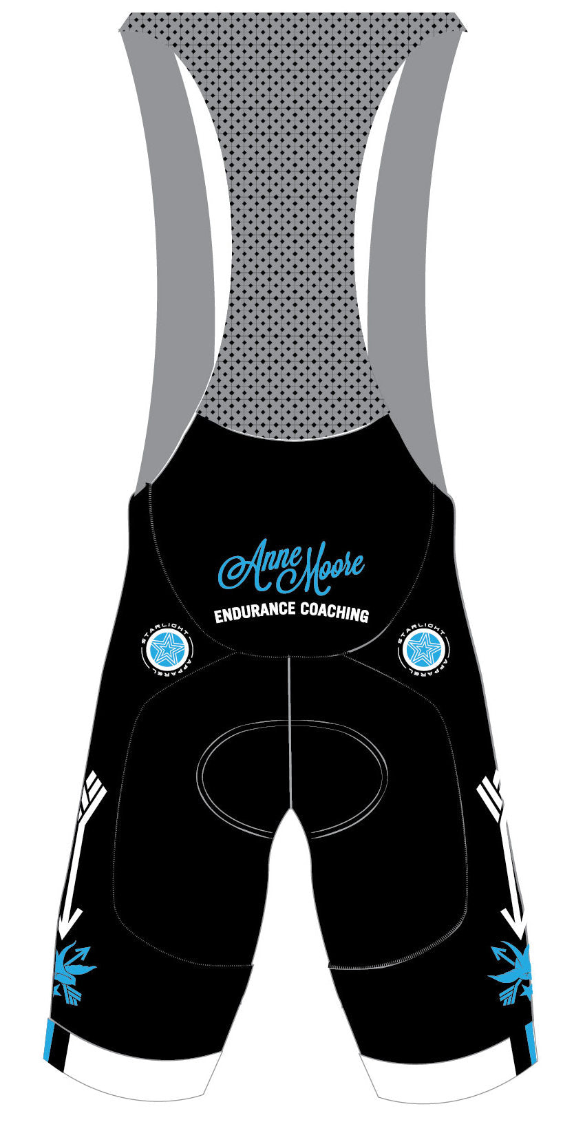 Anne Moore Pro+ Bibs Blue