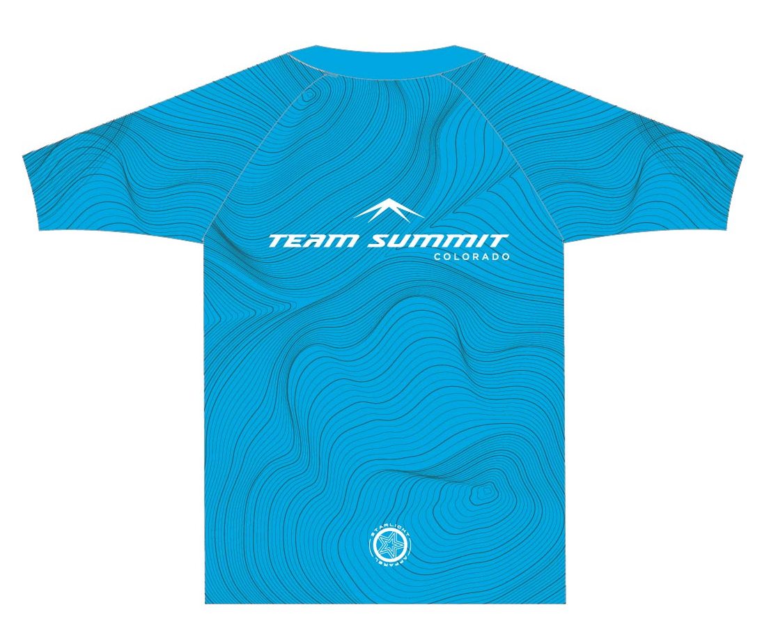 Summit Colorado Trail Tee Mid Sleeve - Blue