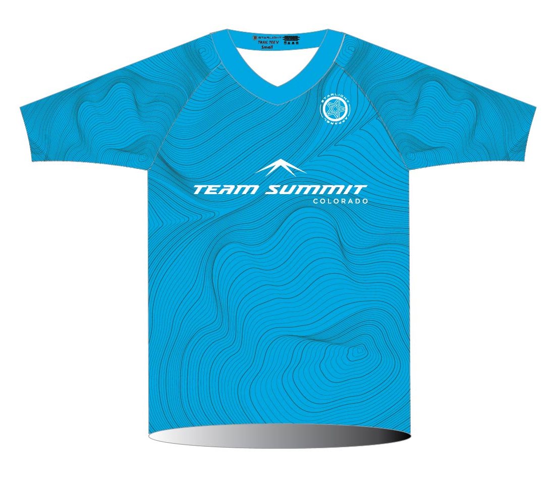Summit Colorado Trail Tee Mid Sleeve - Blue