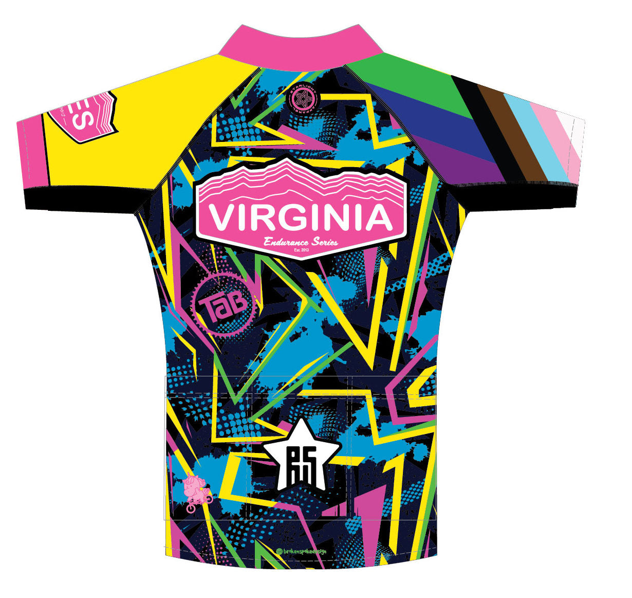 Virginia Endurance Series Pro+ Club Jersey- Hi Vis