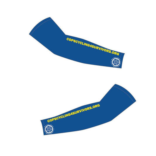 Cops Cycling for Survivors Arm Warmers