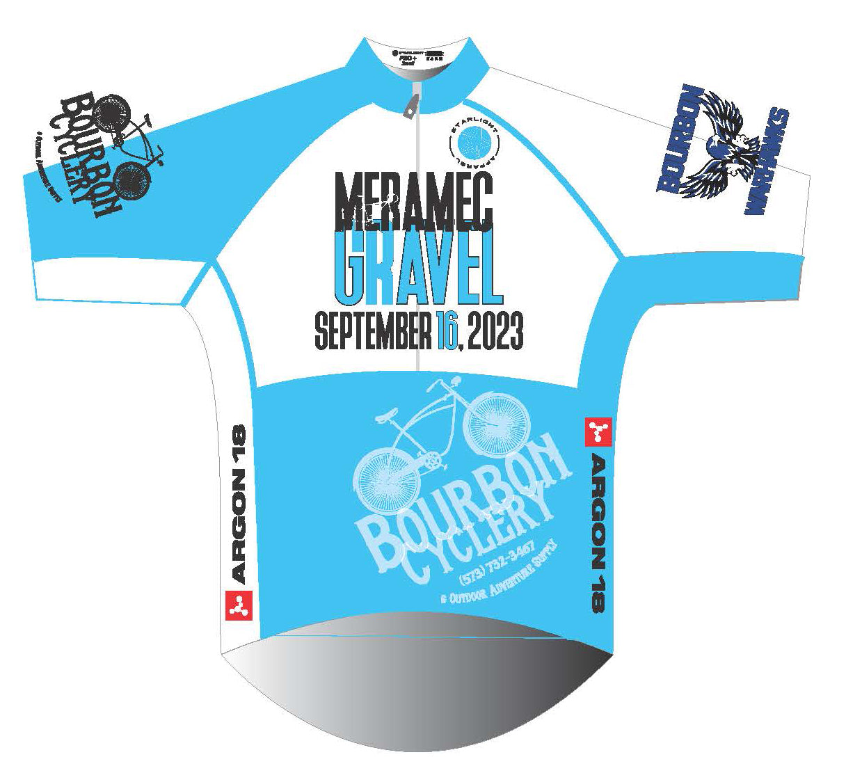 Meramec Gravel Pro+ Club Jersey - 2023