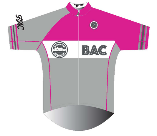 BAC Pro+ Race Jersey - Pink and Gray