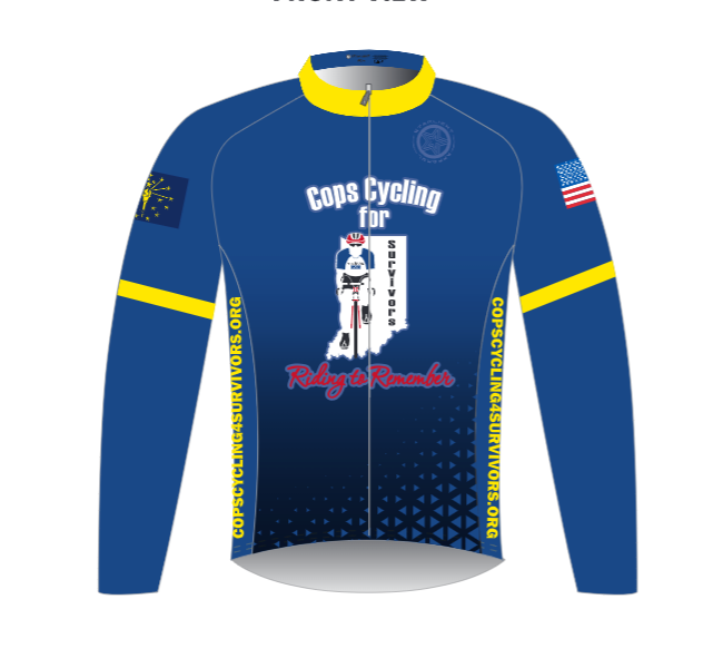 Cops Cycling for Survivors Wind Jacket