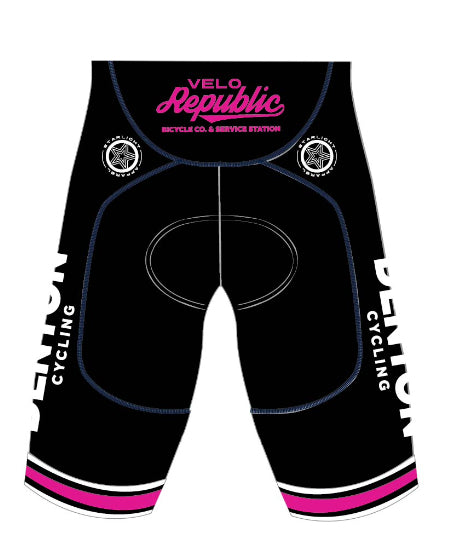 Denton County Cycling Ultimate Shorts - Black/Pink