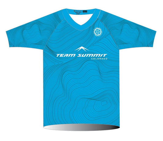 Summit Colorado Trail Tee Mid Sleeve - Blue